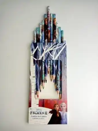 Lapices de colores frozen