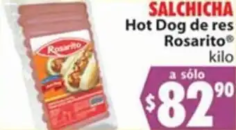 Salchicha Hot Dog Rosarito