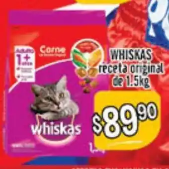 Whiskas Receta Original 1.5kg