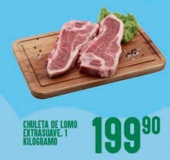 Alsuper Chuleta de Lomo Extrasuave 1 kilogramo oferta