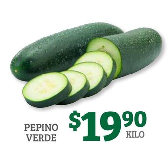 Soriana Híper Pepino Verde oferta