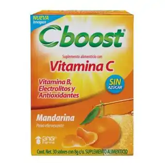 Vitamina c c-boost 30 sobres de 8 g c/u