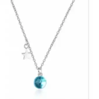 Fandeal Collar planeta aurora boreal estrella plata s925 esterlina oferta