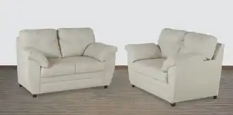 Muebles Dico Juego de 2 love seat derby confort marfil oferta