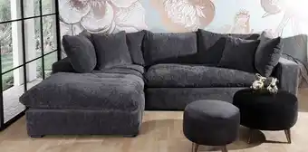 Muebles Dico Sala modular izquierda taos gris graphite oferta