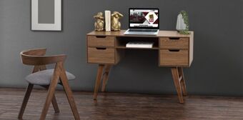 Muebles Dico Escritorio athos nogal oferta