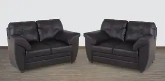 Muebles Dico Juego de 2 love seat derby confort chocolate oferta