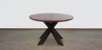 Muebles Dico Mesa de comedor redonda samoa café oferta