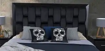 Muebles Dico Cabecera king size chicago tapiz black oferta