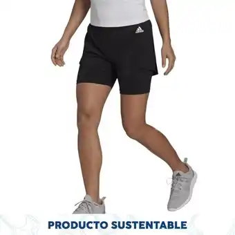 Martí Short adidas fitness primeblue designed to move 2 en 1 mujer oferta