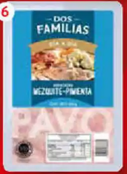 Walmart Arrachera de Pavo Mezquite Pimienta Dos Familias 500g oferta