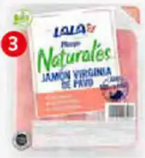 Walmart Jamón Virginia de Pavo Naturales Lala 250g oferta