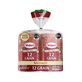 Sam's Club Pan integral 12 granos weber's 1.36 kg oferta