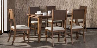 Muebles Dico Comedor aura nogal oferta