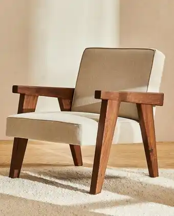 ZARA HOME Butaca de nogal tapizada zara home by blasco oferta