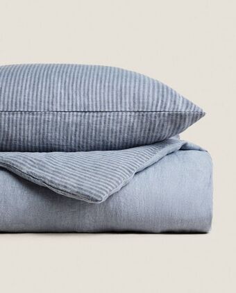 Edredón lino reversible