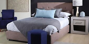 Muebles Dico Cama matrimonial cezanne beige oferta
