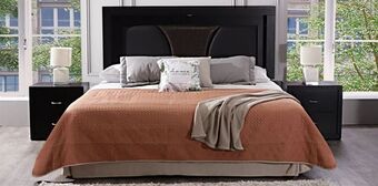 Muebles Dico Recámara king size nelly chocolate 3 piezas oferta
