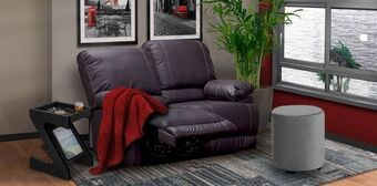 Muebles Dico Love seat reclinable gold gordon café oferta
