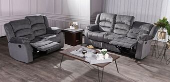 Muebles Dico Sala reclinable beraldi gris oferta