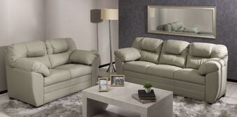 Muebles Dico Sala de piel boss champiñon oferta