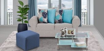 Muebles Dico Love seat linato janine canela oferta