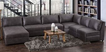 Muebles Dico Sala gea montana con sillón largo gris oferta