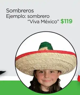 Chedraui Sombrero "viva méxico" oferta