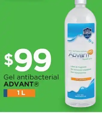 Chedraui Gel antibacterial advant 1l oferta
