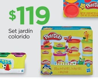 Chedraui Set jardín colorido oferta