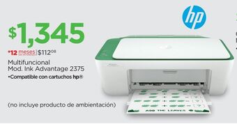 Chedraui Impresora multifuncional hp oferta
