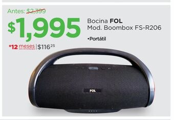 Chedraui Bocina fol oferta