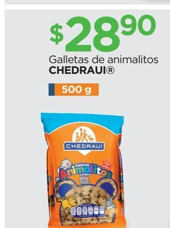 Chedraui Galletas de animalitos chedraui 500g oferta