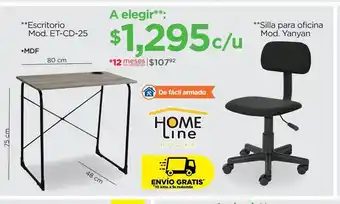 Escritorio o silla para oficina