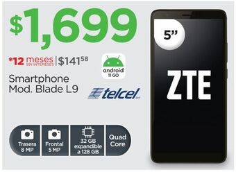 Chedraui Smartphone zte oferta