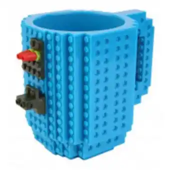 Fandeal Taza bloques de construccion colores + piezas y muñeco oferta