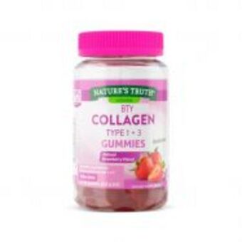 Gomitas de colágeno tipo 1 y 3 nature's truth fresa 60 gomas