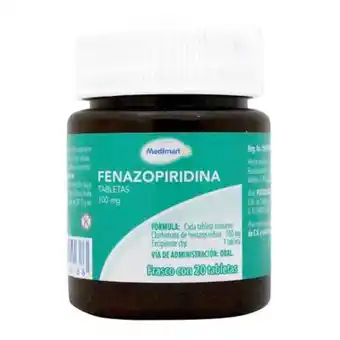 Sam's Club Fenazopiridina medimart 100 mg 20 tabletas oferta