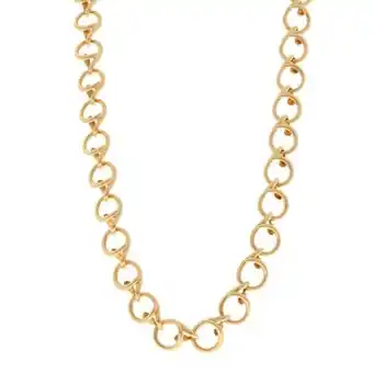Nacional Monte de Piedad Collar eslabón encontrado firma tane en oro amarillo 18 kilates. oferta