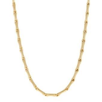 Nacional Monte de Piedad Gargantilla eslabón articulado en oro amarillo 14 kilates. oferta