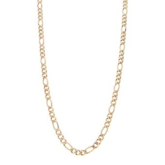 Nacional Monte de Piedad Collar de tres eslabones por uno en oro amarillo 14 kilates. oferta