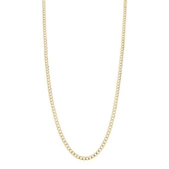 Nacional Monte de Piedad Collar eslabón barbado en oro amarillo 14 kilates. oferta