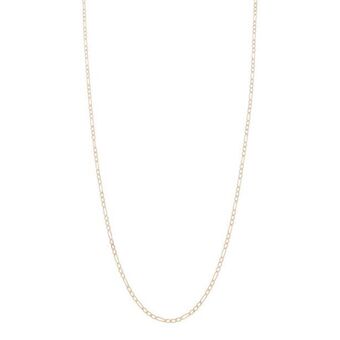 Nacional Monte de Piedad Collar de tres eslabones por uno en oro amarillo 14 kilates. oferta