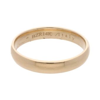 Nacional Monte de Piedad Argolla lisa en oro amarillo 14 kilates. oferta