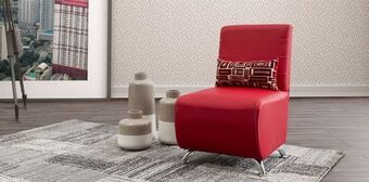 Muebles Dico Sillón ocasional trax rojo oferta