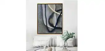 Muebles Dico Cuadro acrílico eri lienzo azul oferta