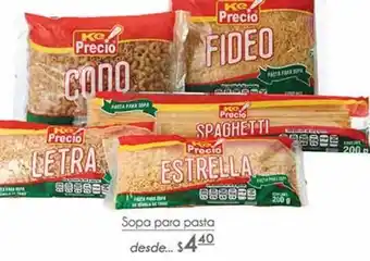 Sopa para pasta