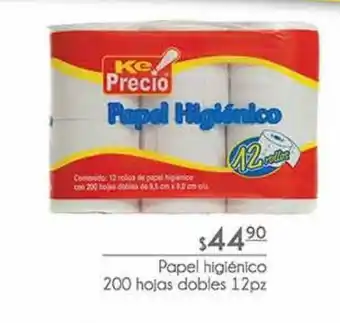Fresko Papel higiénico ke precio 12 pzas oferta