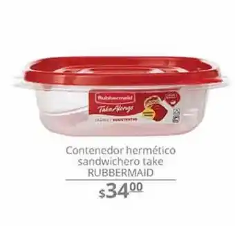 Contenedor hermetico sandwichero
