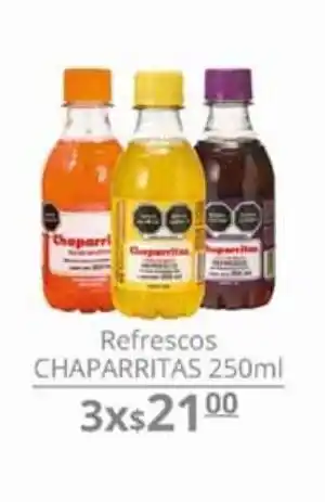 La Comer Refrescos chaparritas 250 ml oferta